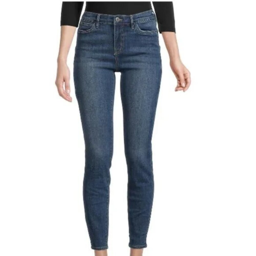Buffalo David Bitton Dark Wash Faith Skinny Mid Rise Stretch Jeans 27